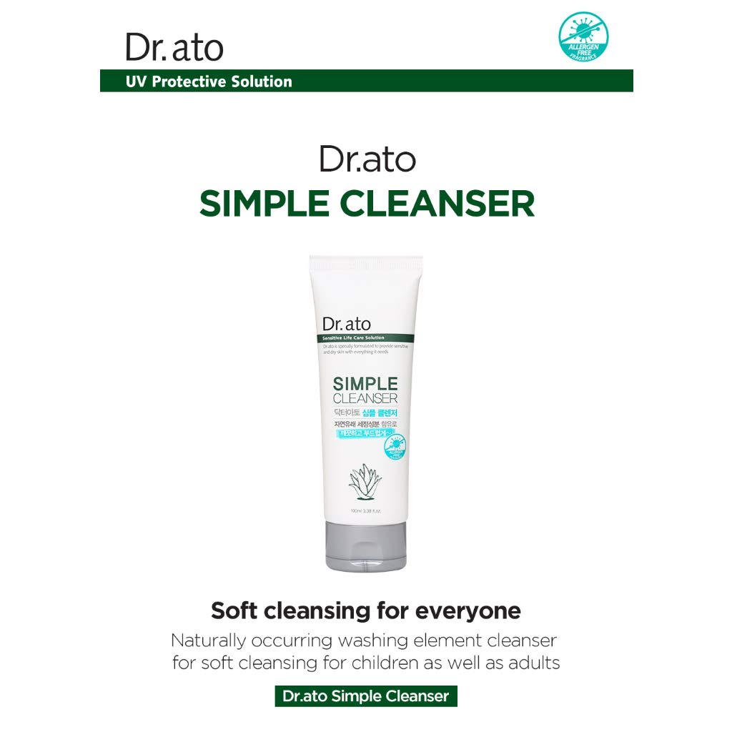 [Dr. Ato] Simple Cleanser 100ml - Cleansing Foam