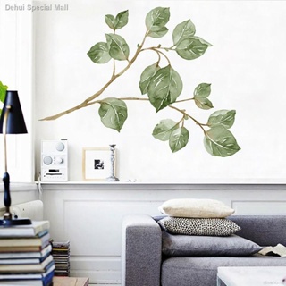 INS wallpaper tropical vegetation series green vine stickers DIY combination decoration and arrangement living room bedr