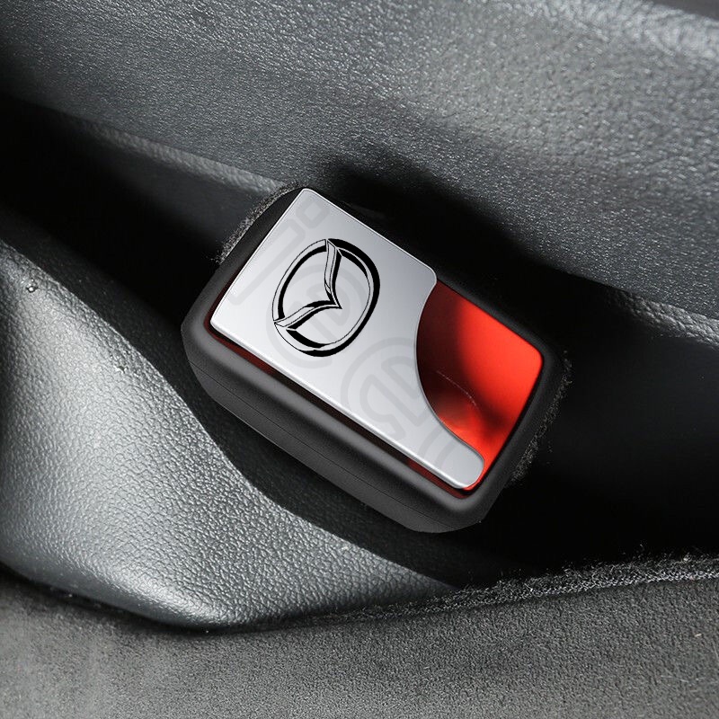 Sieece หัวเสียบเข็มขัดนิรภัยรถยนต์ ที่เสียบเข็มขัดนิรภัย ของแต่งภายในรถยนต์ สำหรับ Mazda 2 CX3 3 CX8 CX5 BT50 CX30 CX-3 MX5 323 RX7 RX8 - รูปที่ 3