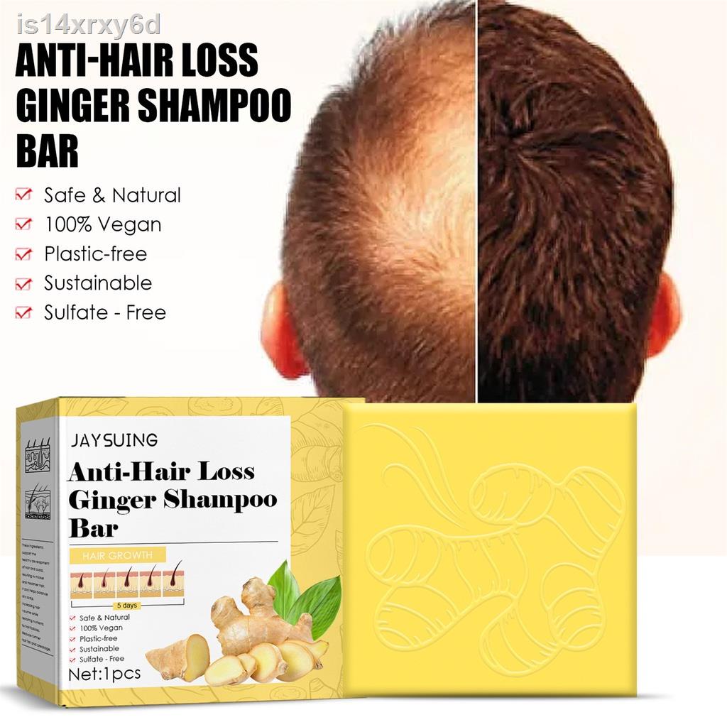 Hair Growth Shampoo Ginger Soap Bar Anti Loss Anti Dandruff Anti-Itching Cleansing Oil Control Hair Scalp  Hair Growth