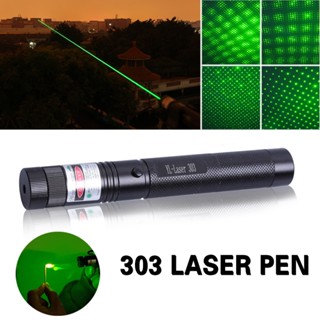 hot┅Green Laser Pointer เลเซอร์แสงสีเขียว เรเซอร์ เลเซอร์แรงสูงแสงเขียว รุ่น 303