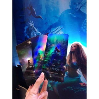 ตั๋วสะสม The Little Mermaid ตั๋ววิบวับ SF+ Collectible Ticket จาก SF Cinema