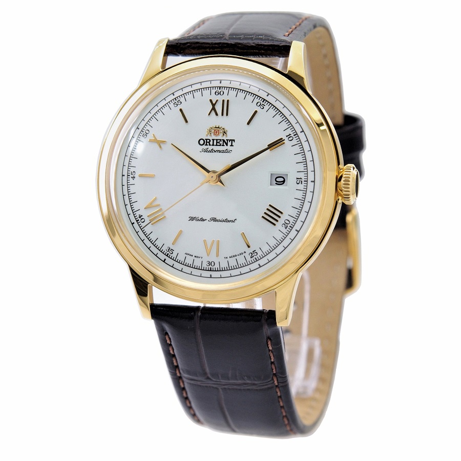 Orient Bambino นาฬิกาข้อมืออัตโนมัติ สีขาว สไตล์คลาสสิก สําหรับผู้ชาย (พร้อมไขลานแมนนวล) Fac00007W0
