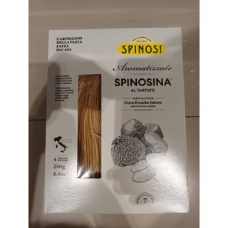 Spinosi Spinosina Al Tartufo 250g.สปิโนซิน่า อัล ตาร์ตูโต เส้นพาสต้า ผสมเห็ดทรัฟเฟิล 250กรัม