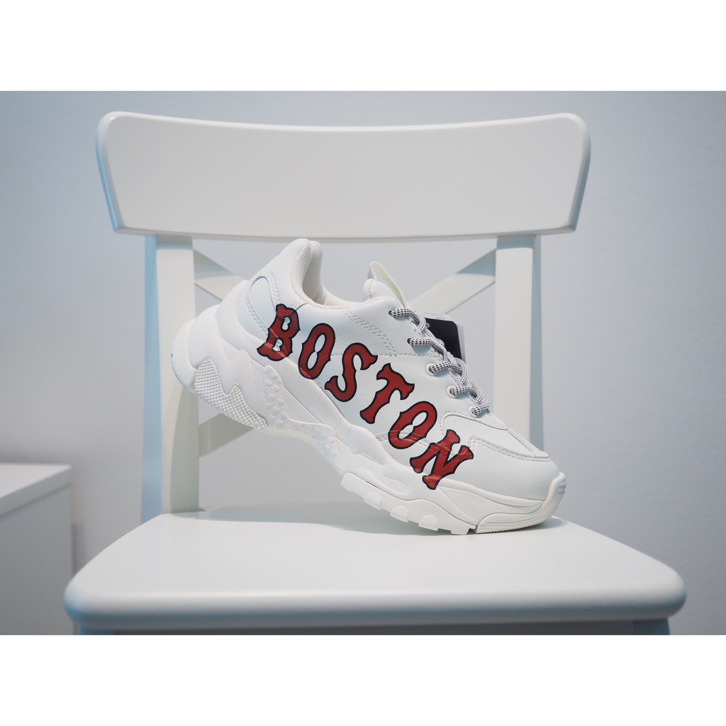 ❖▣▩New MLB “BOSTON “ BIG BALL CHUNKY Pรองเท้าผ้าใบผู้หญิง ชาย