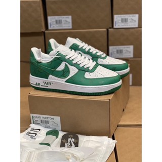 [ พร้อมส่ง ] Air Force 1 low x LV Green White Size 40 - 47 [ H12 ]