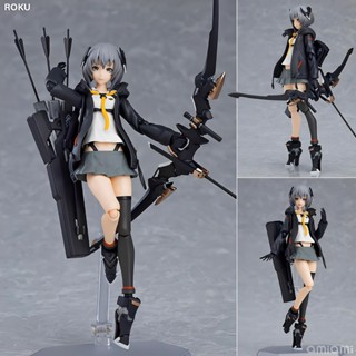 Figma ฟิกม่า Heavily Armed High School Girls โรงเรียนมัธยมหญิงติดอาวุธหนัก Roku โรกุ ชุดนักเรียน School Uniform Model