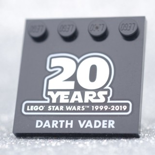 LEGO Darth Vader 20 Years Plate - LEGO เลโก้ มินิฟิกเกอร์ ตัวต่อ ของเล่น PLATE