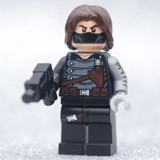 LEGO Winter Soldier HERO MARVEL - LEGO เลโก้ มินิฟิกเกอร์ ตัวต่อ ของเล่น