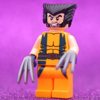 LEGO Wolverine *used ( สินค้ามือสอง ) HERO MARVEL - LEGO เลโก้ มินิฟิกเกอร์ ตัวต่อ ของเล่น