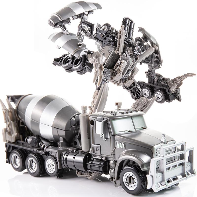 AOYI NEW 8 IN 1 Cool Devastator Transformation Robot Car Toys Anime Action Figures Classic Engineering Vehicle Model Boy