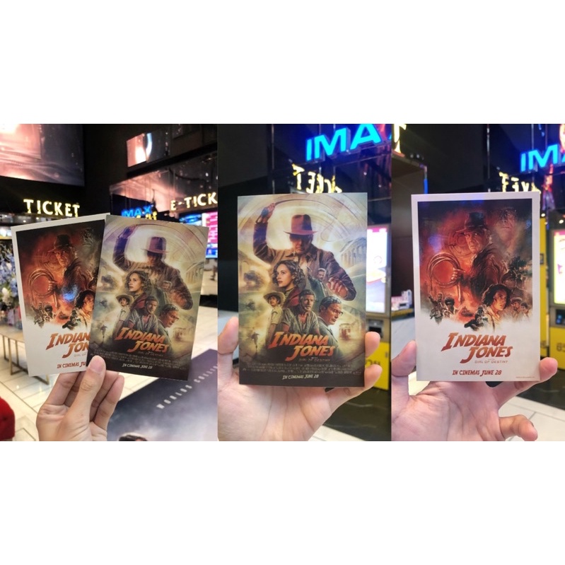 โปสการ์ด Indiana Jones จาก Major Cineplex