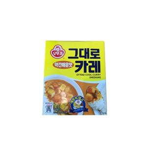 ออตโตกิ แกงกระหรี่เกาหลี เผ็ดกลาง ottogi cool curry (medium) 그대로 약간매운맛 200g