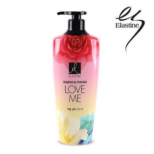 Elastine Perfume Shampoo 600ML.รุ่น Love Me แชมพูเกาหลี นำเข้าจากเกาหลี ของแท้100%