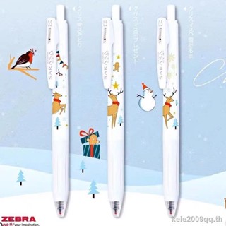 พร้อมส่ง!Japan ZEBRA ZEBRA JJ15 Christmas Elk Limited Edition ปากกาเจล 0.5 สีดํา