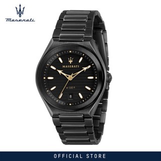 [2 Years Warranty] Maserati TRICONIC Black Quartz 40mm Mens Watch R8853139004