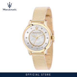 [2 Years Warranty] Maserati Epoca 34mm White Dial Womens Quartz Watch R8853118512