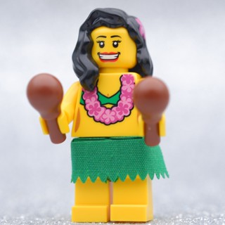 LEGO Hula Dancer Series 3 - MINIFIGURE SERIES LEGO เลโก้ มินิฟิกเกอร์ ตัวต่อ ของเล่น