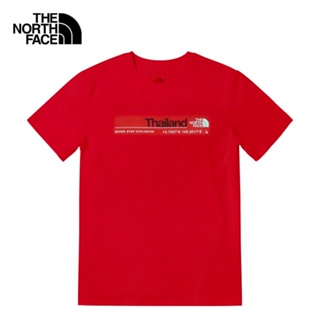 THE NORTH FACE M SEA GPS S/S TEE - AP TNF RED เสื้อยืด เสื้อยืดแขนสั้นผู้ชาย