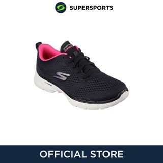 SKECHERS Go Walk 6 - High Energy รองเท้าลำลองผู้หญิง รองเท้าผ้าใบ