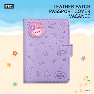 พร้อมส่ง BT21 minini Leather Patch Passport Cover เคสพาสปอต