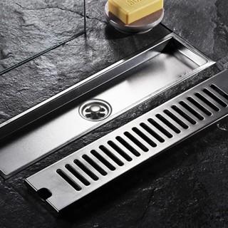 Floor Drain Stainless Steel 304 Rectangular Floor Drain Thickening Large Drain Floor Suitable For Bathroom Shower Hotel