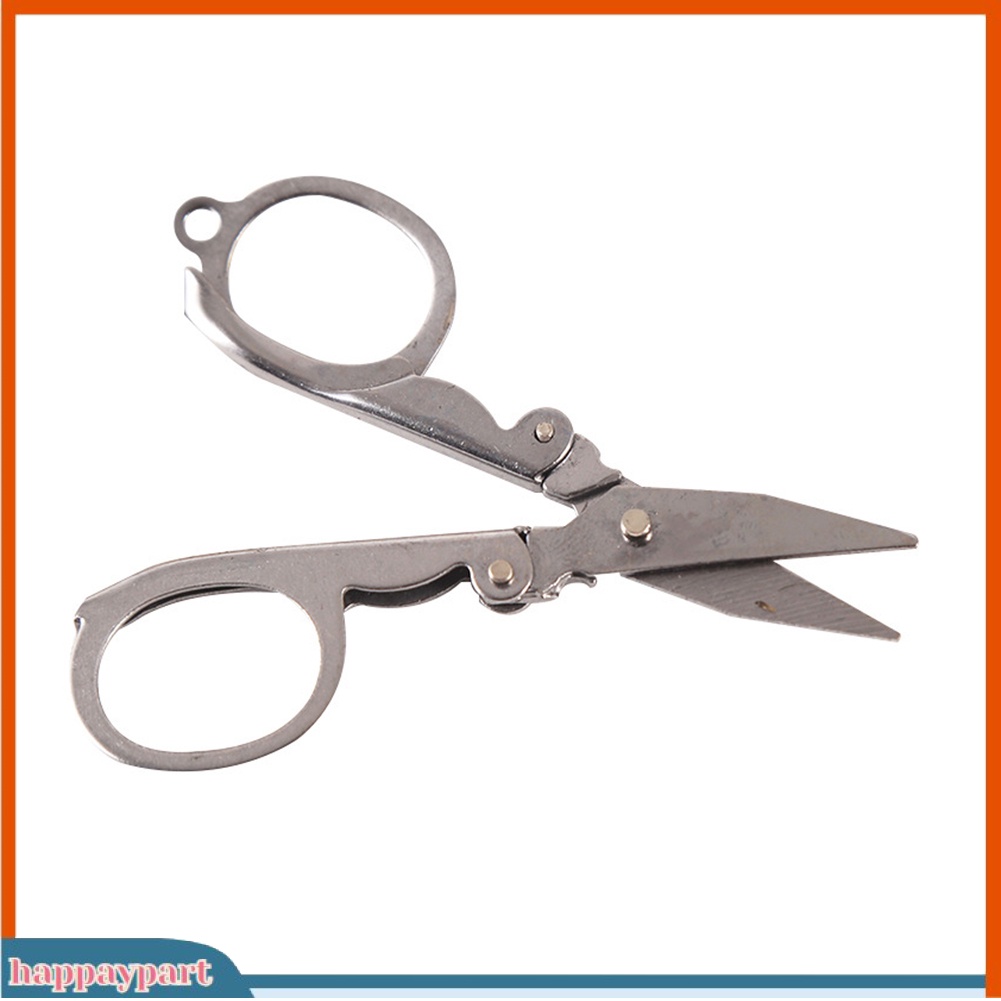 (happaypart) Folding Sharp Blade Emergency Medium Trip Carry-On Portable Small Scissors