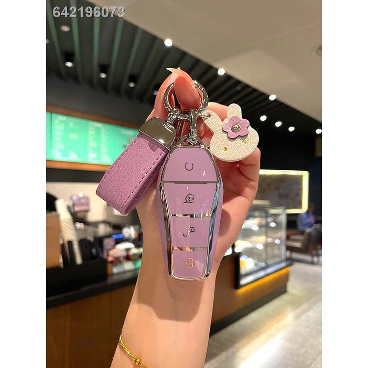 【 ATTO3 /Dolphin/ Seal BYD 】ปลอกกุญแจ BYD นกนางนวลพิเศษ 2023 BYD พลังรุ่นบินฟรีปลอกกุญแจรถหัวเข็มขัด