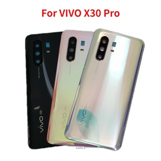 ฝาครอบแบตเตอรี่ด้านหลัง พร้อมเลนส์กล้อง แบบเปลี่ยน สําหรับ VIVO X30 Pro V1938T