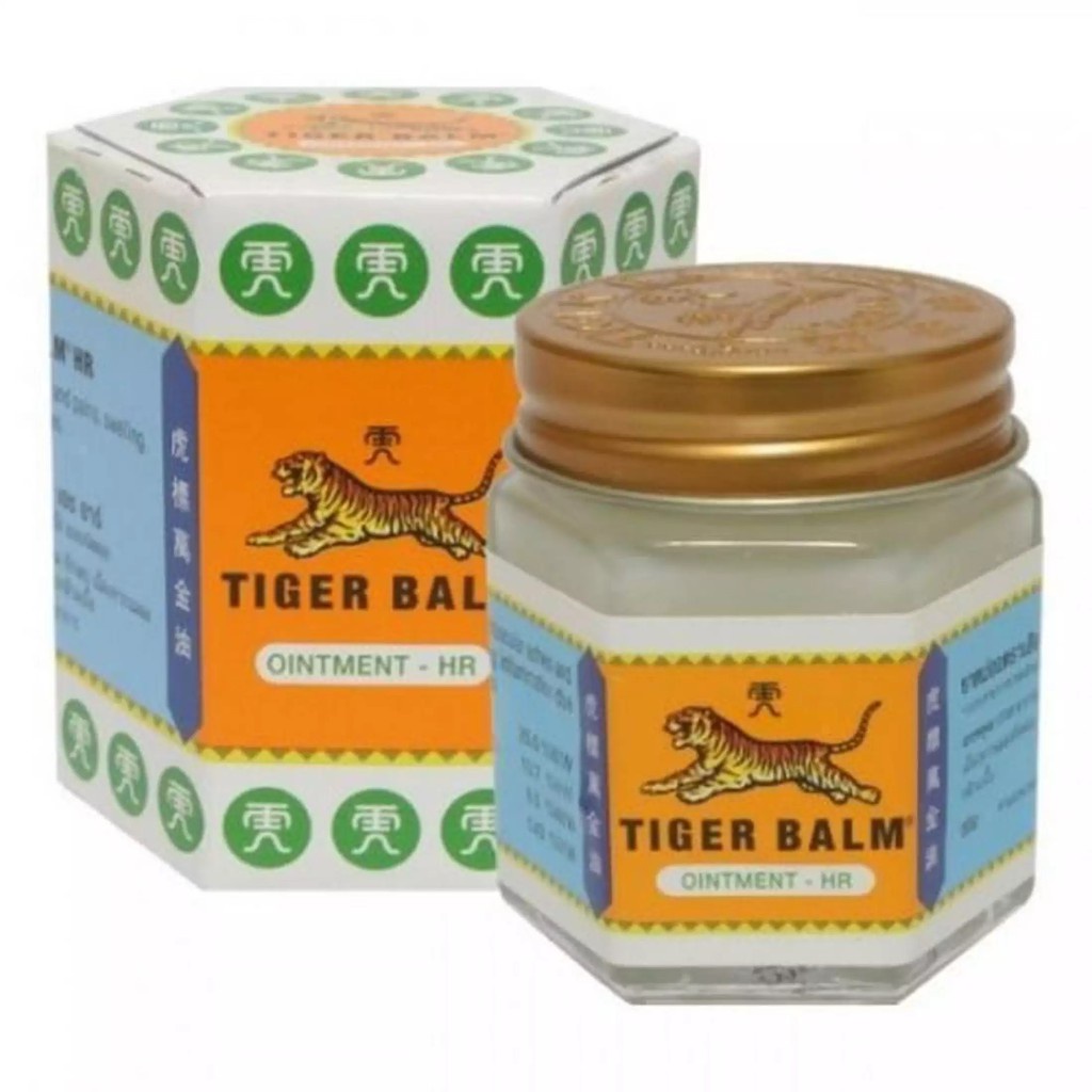 ตราเสือ ยาหม่อง เอช อาร์ (สีขาว) 19.4กรัม Tiger balm HR 19.4 g