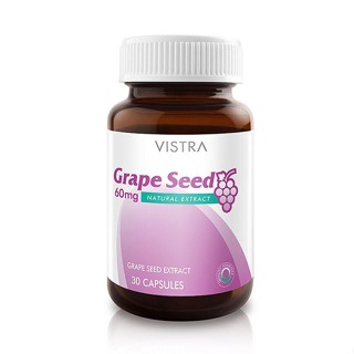 Vistra Grape Seed 30tabs วิสทร้า เกรพซีด