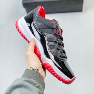 N_ike Air Jordan 11 Retro Low AJ11 Joe 11 รองเท้าผ้าใบลําลอง เหมาะกับการเล่นบาสเก็ตบอล