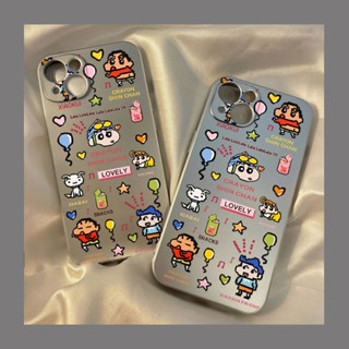 เคสโทรศัพท์มือถือซิลิโคน ลายการ์ตูนชินจัง สําหรับ Apple Iphone 14 13promax 12 11 6s xr 7plus