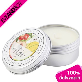 MHOB KWAN - Soy Candle / Sweet Melon &amp; Peach (44 g.) เทียนหอม