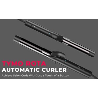 ❤❤❤✲☀TYMO ROTA Automatic Curling Iron Wand with Ionic Rotating Hair Curler for Long Hair with Extra