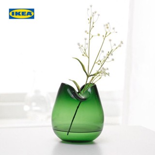 [พร้อมส่ง] Ikea แจกันดอกไม้ แบบแก้ว สําหรับตกแต่งห้องนั่งเล่น