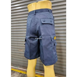 กางเกงขาสั้น7กระเป๋า​รุ่นสีพื้น​