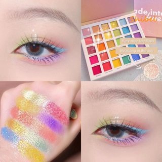 ขายดี_อายแชโดว์พาเลท กลิตเตอร์ เนื้อแมตต์ กันน้ํา 30 สี สําหรับผู้หญิง