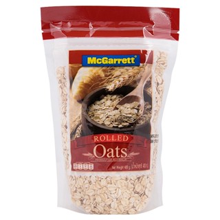 แม็กกาแรตแผ่นข้าวโอ๊ตอบ 400กรัม  /  Mcgarrett Rolled Oats 400g.