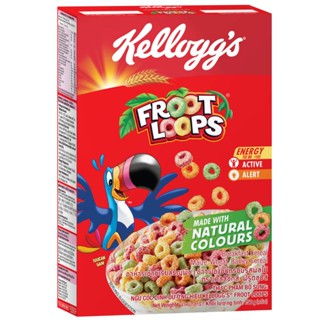 เคลล็อกส์อาหารเช้าฟรุ๊ตลูป 150กรัม  /  Kelloggs Cereal Fruit Loop 150g.