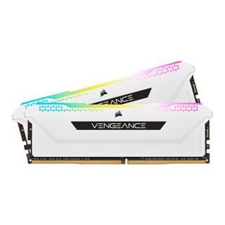 คอมพิวเตอร์ ### 32GB (16GBx2) DDR4 3600MHz RAM (หน่วยความจำ) CORSAIR VENGEANCE PRO SL RGB (WHITE) (CMH32GX4M2D3600C18W)