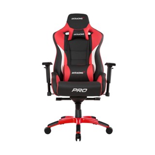 อุปกรณ์สำหรับเกมเมอร์ + GAMING CHAIR (เก้าอี้เกมมิ่ง) AKRACING MASTER SERIES PRO (RED) (AK-PRO-RD)