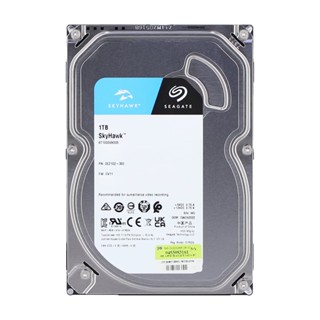 อุปกรณ์จัดเก็บข้อมูล + 1 TB 3.5" HDD (ฮาร์ดดิสก์ 3.5") SEAGATE SKYHAWK - SATA3 (ST1000VX005)