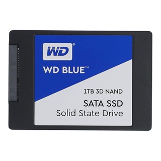 อุปกรณ์จัดเก็บข้อมูล +++ 1 TB SSD (เอสเอสดี) WD BLUE (WDS100T2B0A) SATA 3D