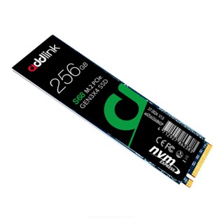 อุปกรณ์จัดเก็บข้อมูล # 256 GB SSD (เอสเอสดี) ADDLINK S68 PCIe/NVMe M.2 2280 (AD256GBS68M2P)