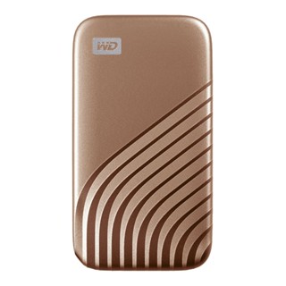 อุปกรณ์จัดเก็บข้อมูล ] 1 TB PORTABLE SSD (เอสเอสดีพกพา) WD MY PASSPORT SSD (GOLD) (WDBAGF0010BGD)