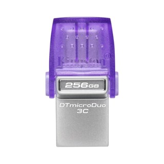 อุปกรณ์จัดเก็บข้อมูล ### 256 GB FLASH DRIVE (แฟลชไดร์ฟ) KINGSTON DATATRAVELER MICRODUO 3C (DTDUO3CG3/256GB)