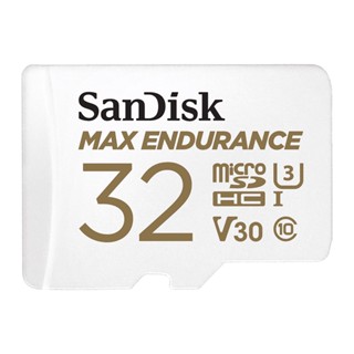 อุปกรณ์จัดเก็บข้อมูล ! 32 GB MICRO SD CARD (ไมโครเอสดีการ์ด) SANDISK MAX ENDURANCE SDHC (SDSQQVR-032G-GN6IA)