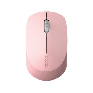 คีย์บอร์ด และเมาส์ ||| WIRELESS MOUSE (เมาส์ไร้สาย) RAPOO M100 PINK