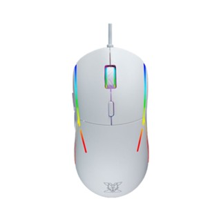 คีย์บอร์ด และเมาส์ -- MOUSE (เมาส์) NUBWO VISITOR X44 (WHITE)